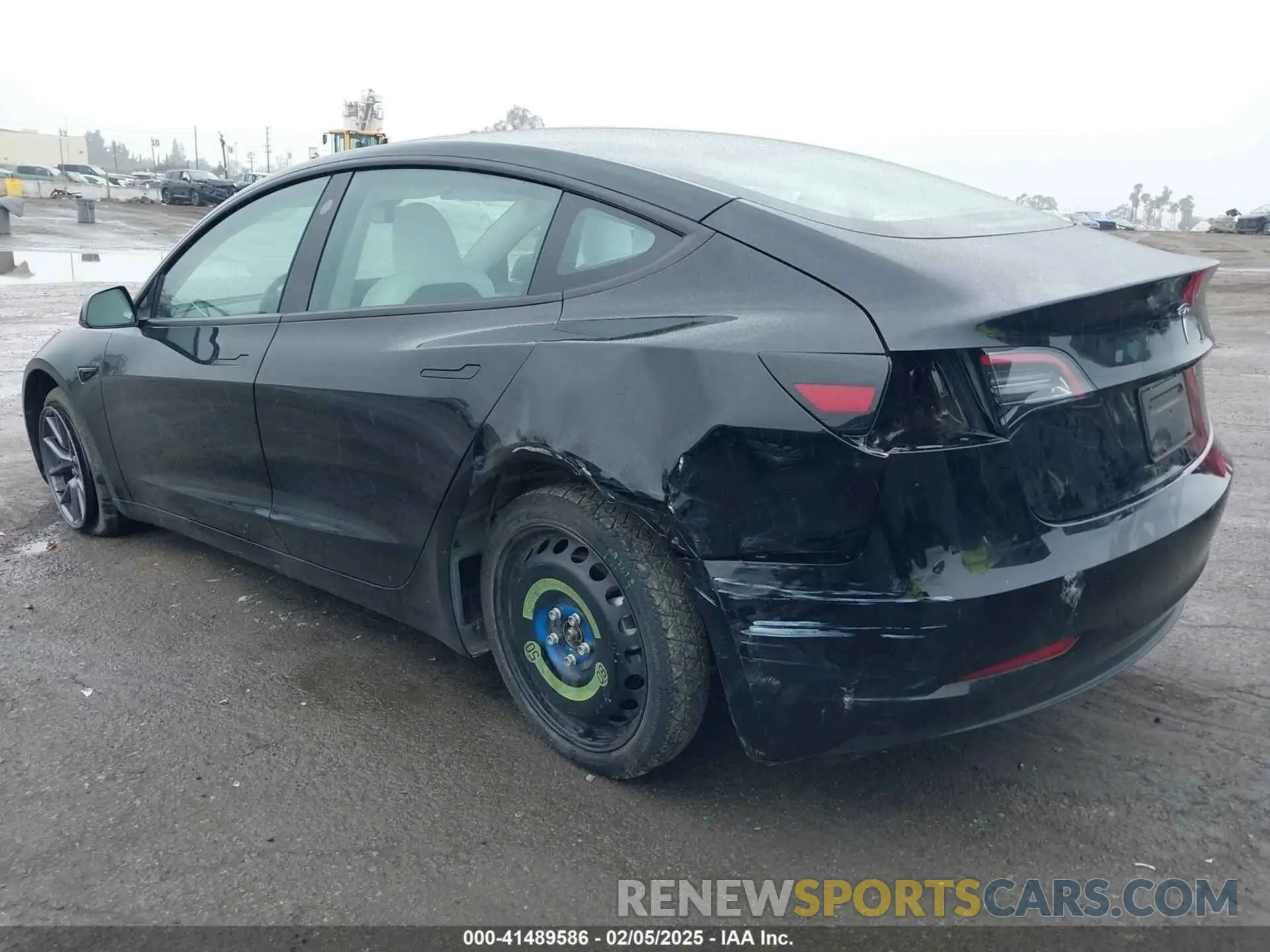 3 Photograph of a damaged car 5YJ3E1EA0PF587656 TESLA MODEL 3 2023