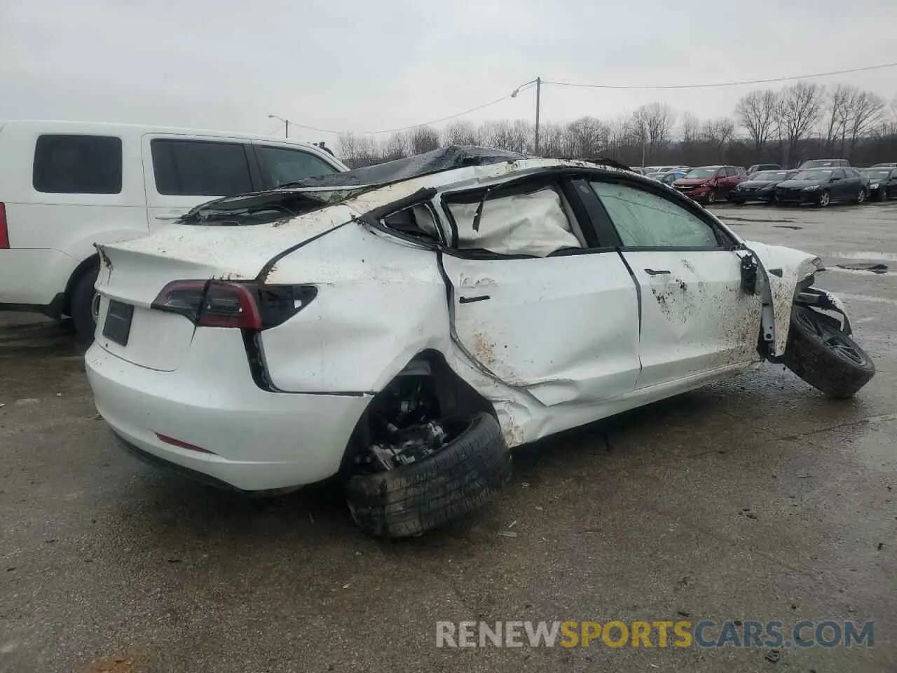 3 Photograph of a damaged car 5YJ3E1EA0PF591304 TESLA MODEL 3 2023