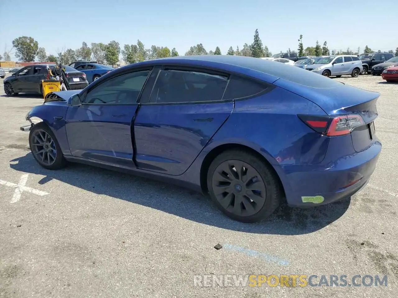 2 Photograph of a damaged car 5YJ3E1EA0PF591948 TESLA MODEL 3 2023