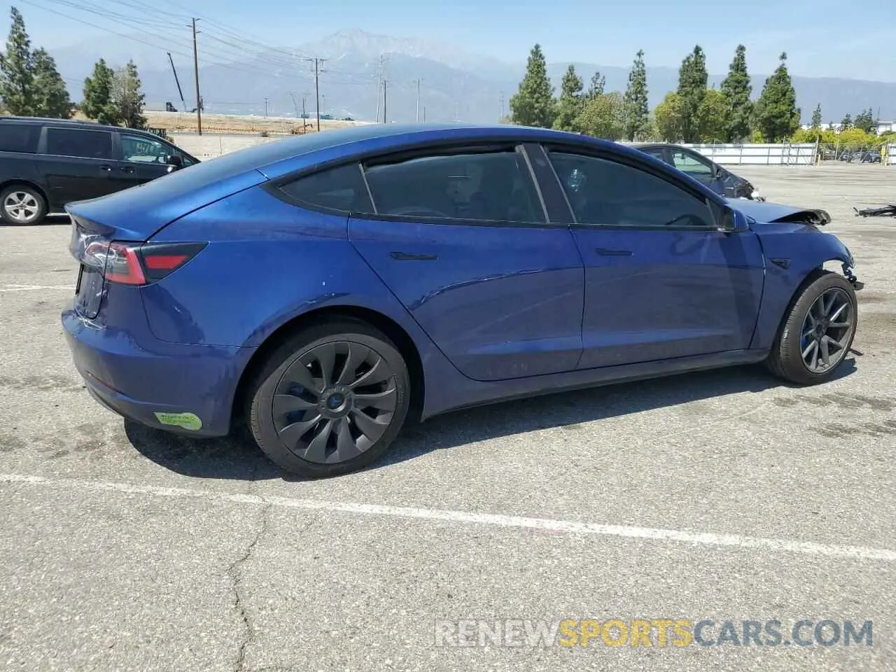 3 Photograph of a damaged car 5YJ3E1EA0PF591948 TESLA MODEL 3 2023