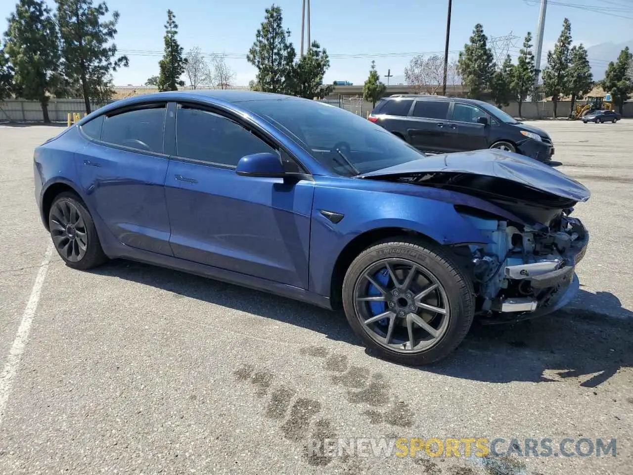 4 Photograph of a damaged car 5YJ3E1EA0PF591948 TESLA MODEL 3 2023