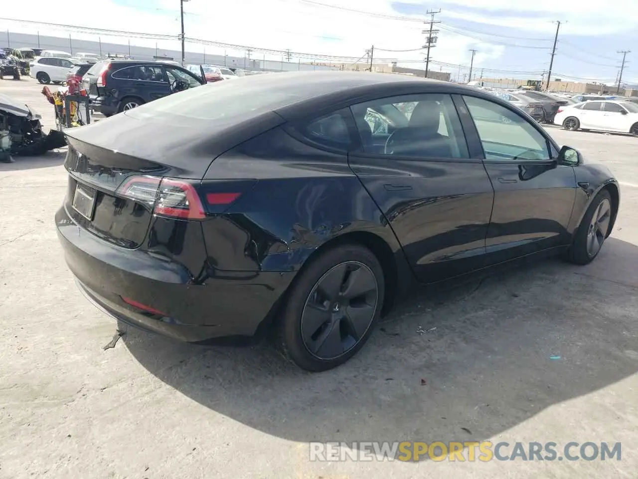 3 Photograph of a damaged car 5YJ3E1EA0PF601605 TESLA MODEL 3 2023