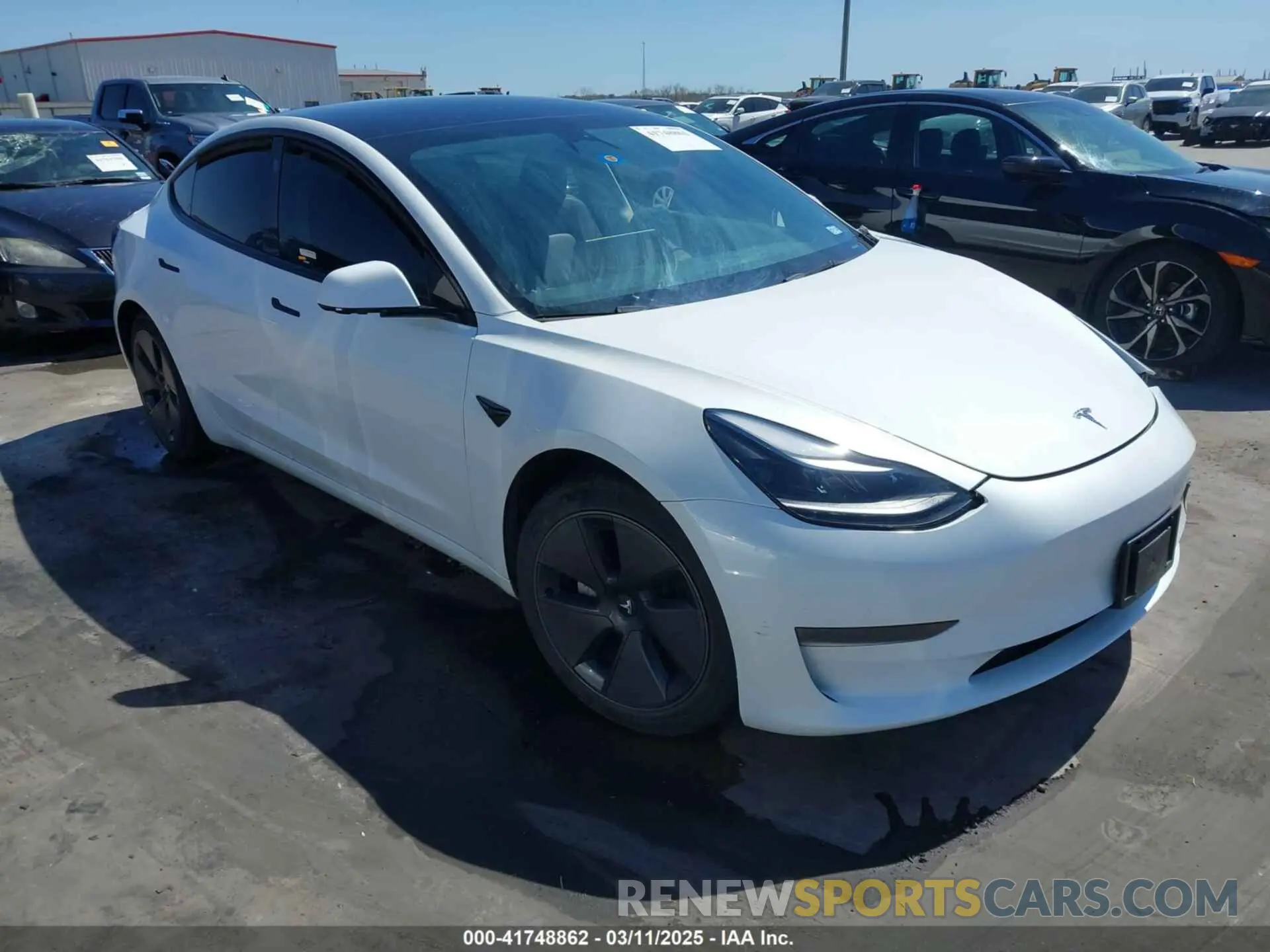 1 Photograph of a damaged car 5YJ3E1EA0PF608506 TESLA MODEL 3 2023