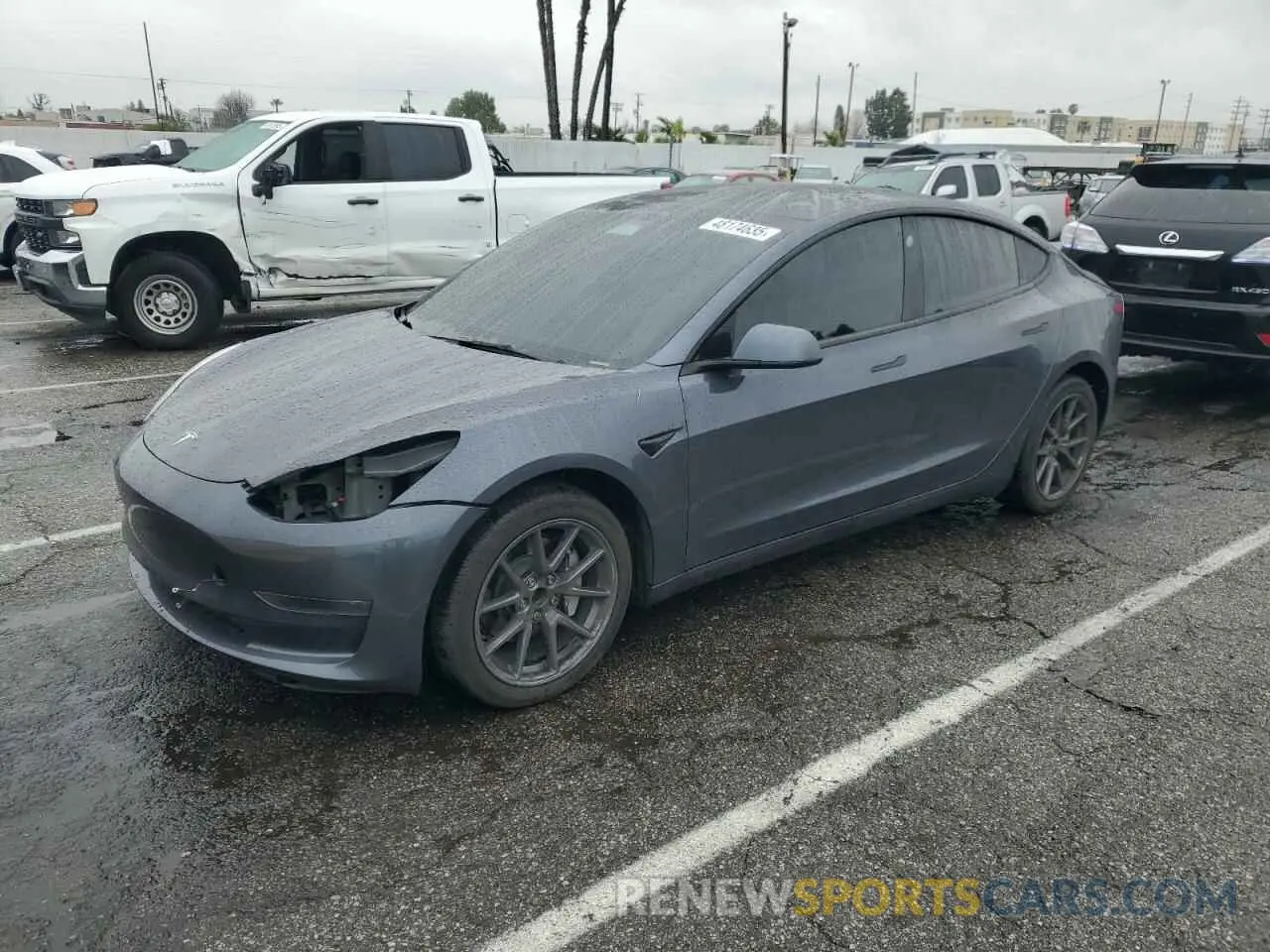 1 Photograph of a damaged car 5YJ3E1EA0PF608683 TESLA MODEL 3 2023