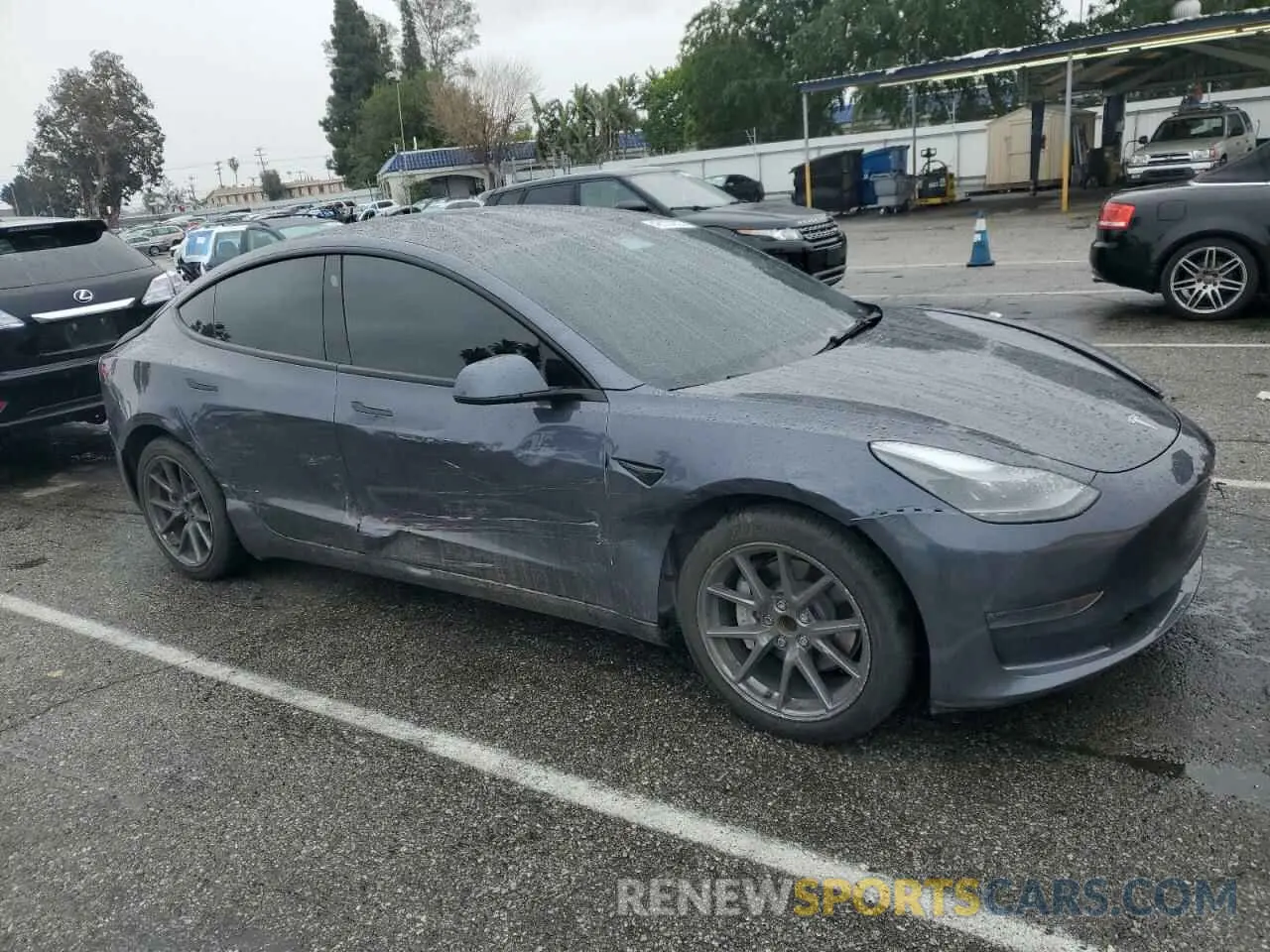 4 Photograph of a damaged car 5YJ3E1EA0PF608683 TESLA MODEL 3 2023