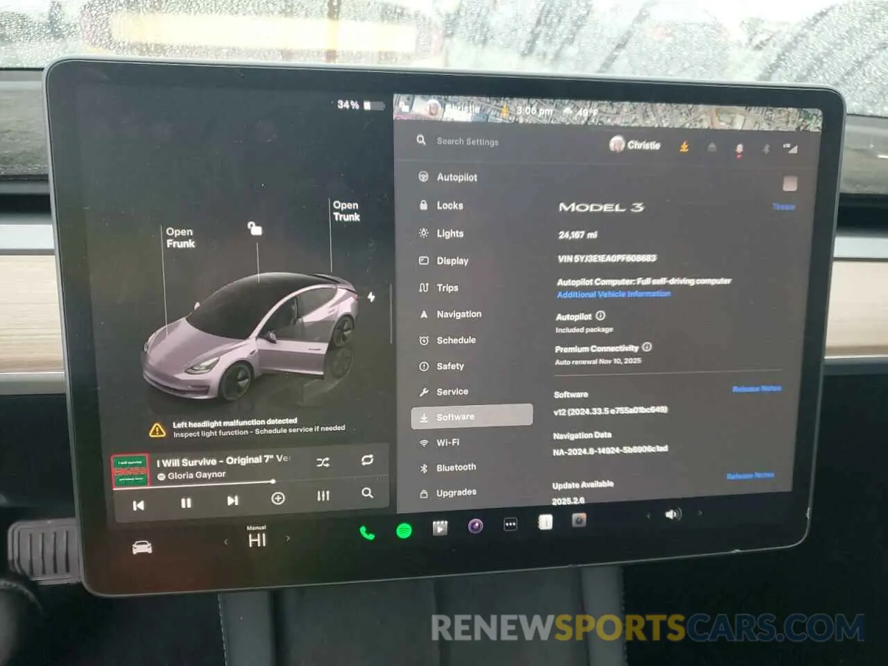 9 Photograph of a damaged car 5YJ3E1EA0PF608683 TESLA MODEL 3 2023