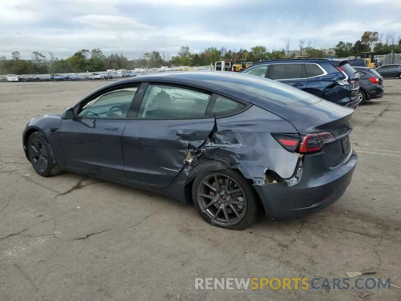 2 Photograph of a damaged car 5YJ3E1EA0PF613267 TESLA MODEL 3 2023