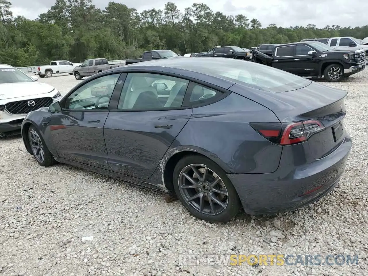 2 Photograph of a damaged car 5YJ3E1EA0PF613382 TESLA MODEL 3 2023