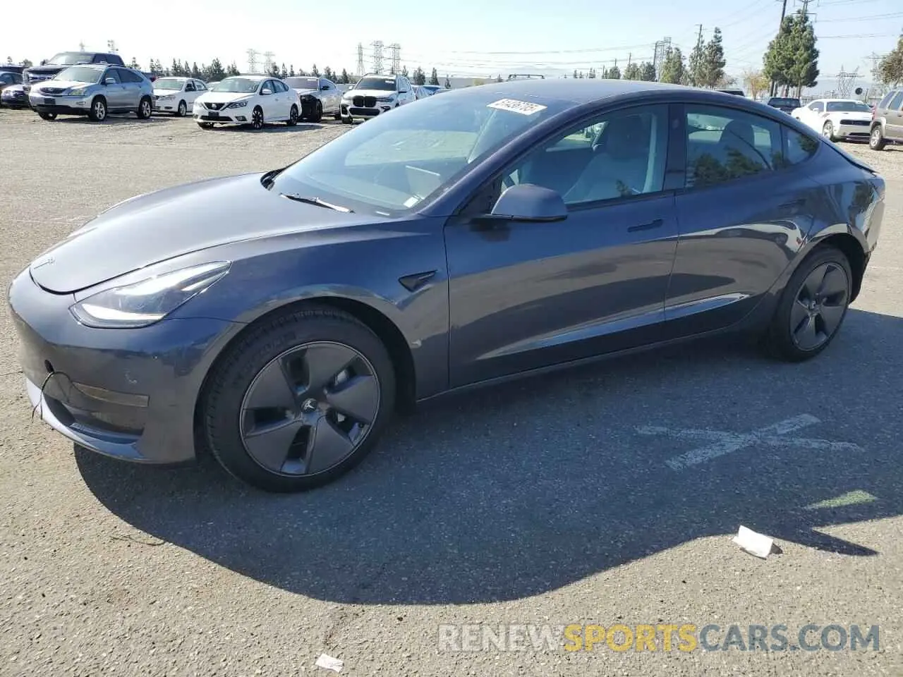 1 Photograph of a damaged car 5YJ3E1EA0PF619439 TESLA MODEL 3 2023