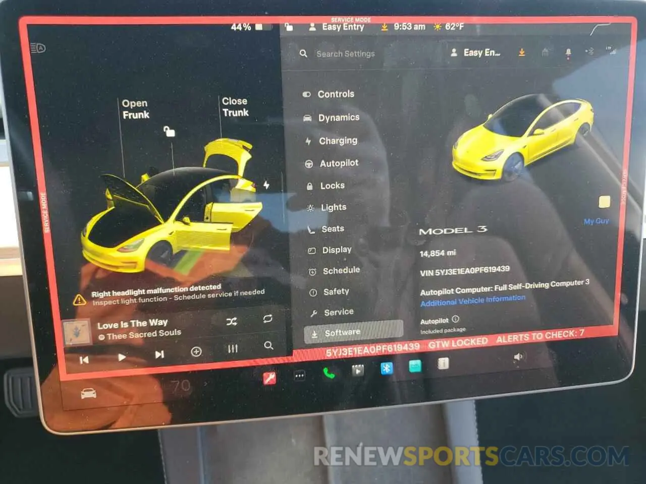 9 Photograph of a damaged car 5YJ3E1EA0PF619439 TESLA MODEL 3 2023