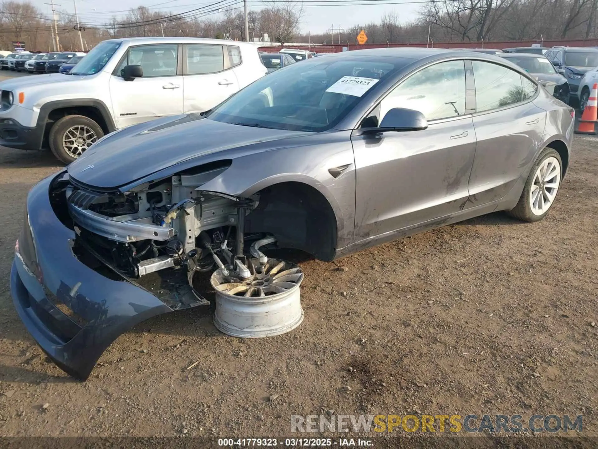 2 Photograph of a damaged car 5YJ3E1EA0PF619926 TESLA MODEL 3 2023