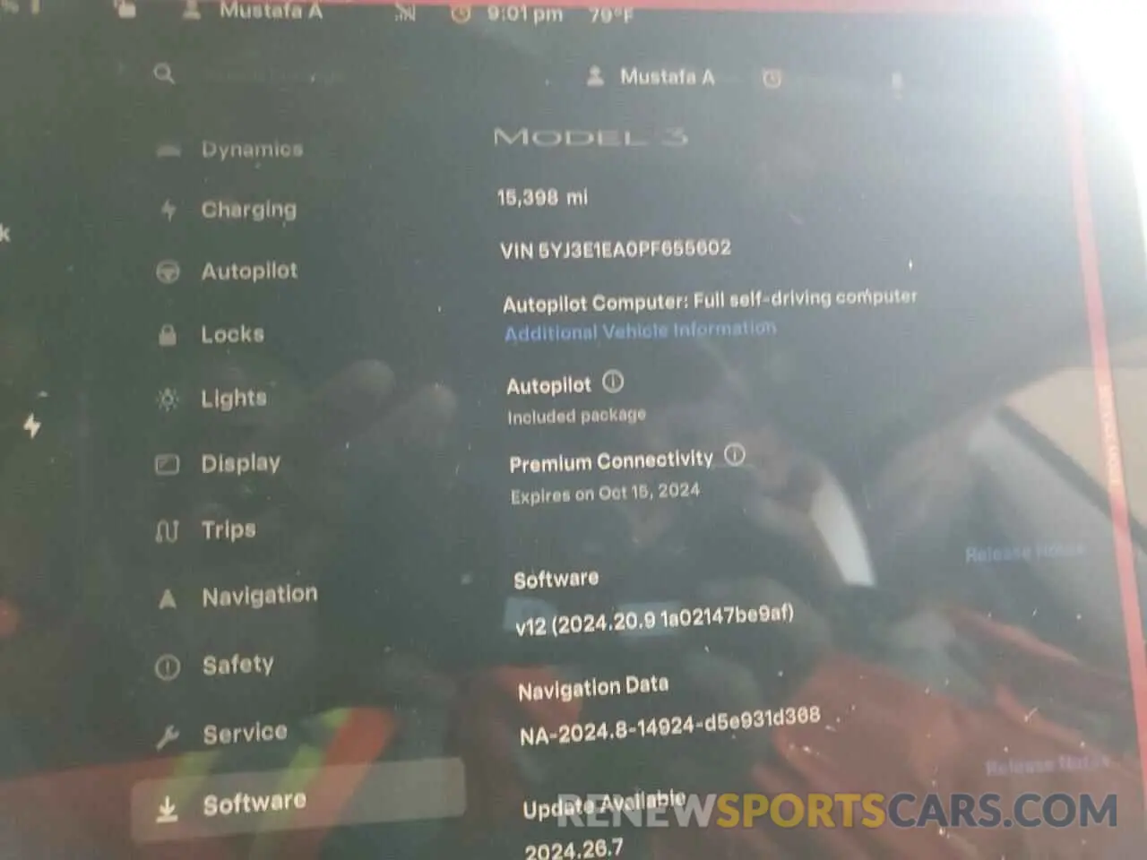 9 Photograph of a damaged car 5YJ3E1EA0PF655602 TESLA MODEL 3 2023