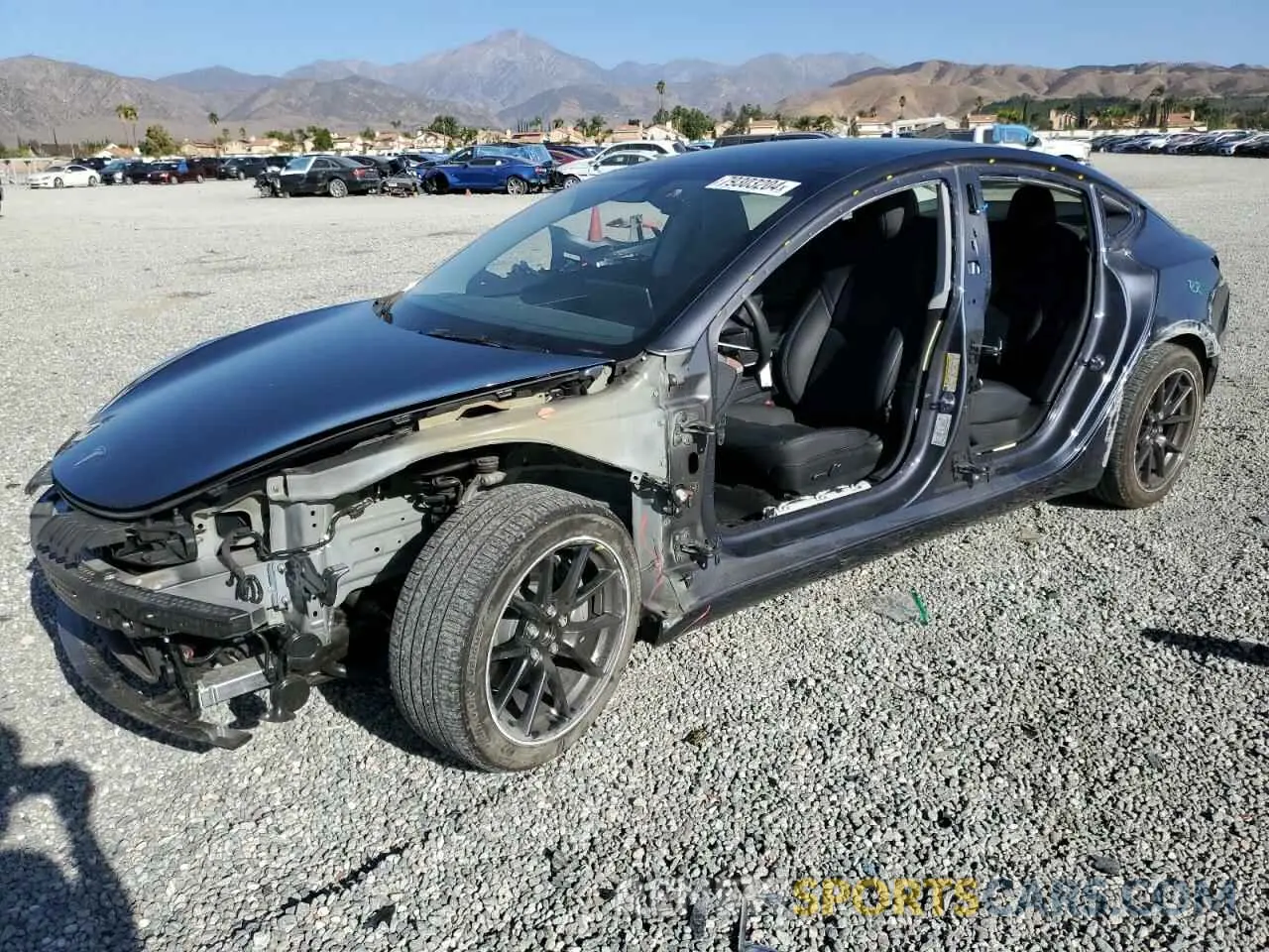1 Photograph of a damaged car 5YJ3E1EA0PF658967 TESLA MODEL 3 2023
