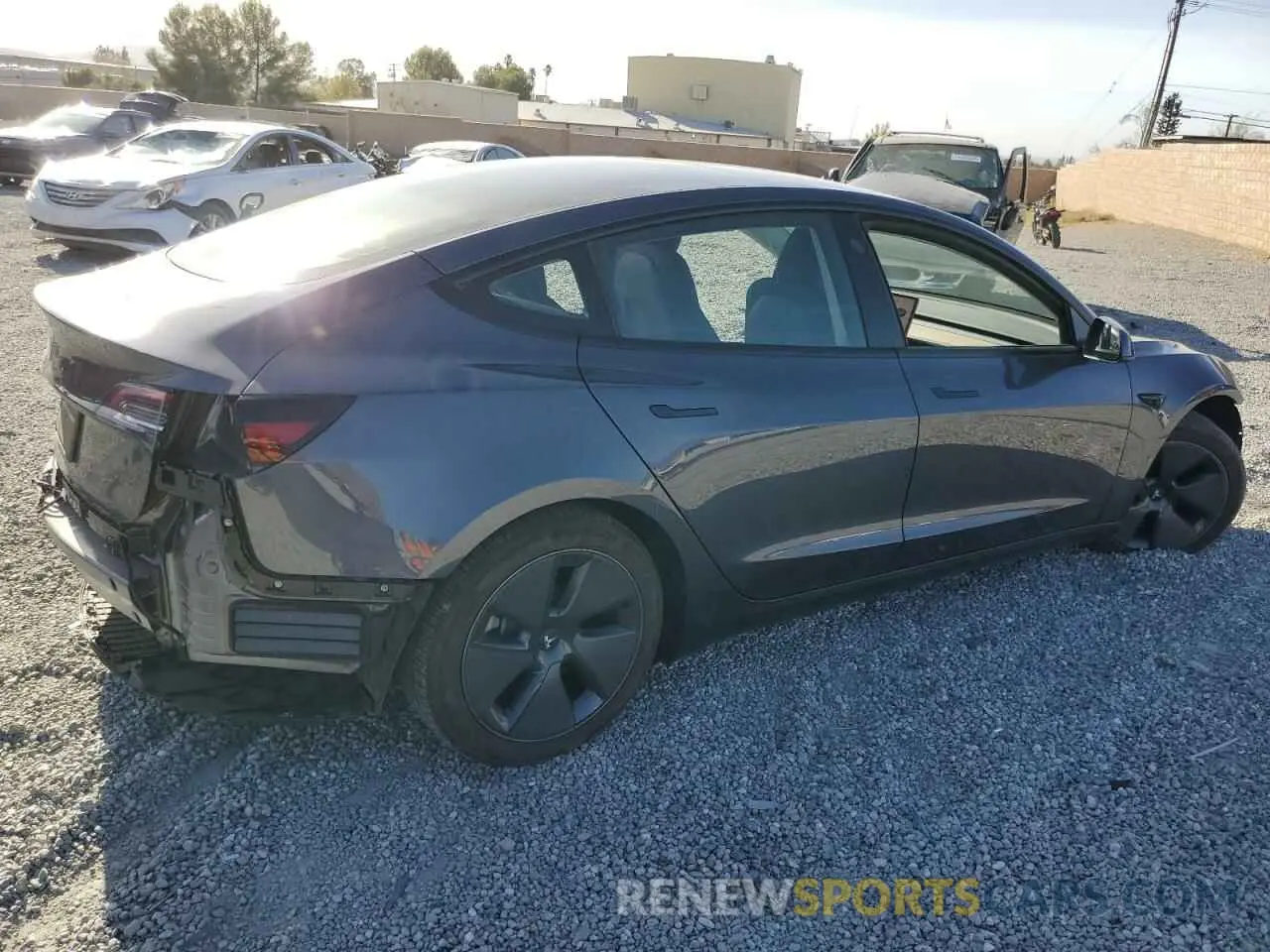 3 Photograph of a damaged car 5YJ3E1EA0PF658967 TESLA MODEL 3 2023