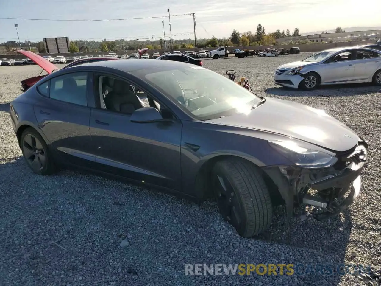 4 Photograph of a damaged car 5YJ3E1EA0PF658967 TESLA MODEL 3 2023