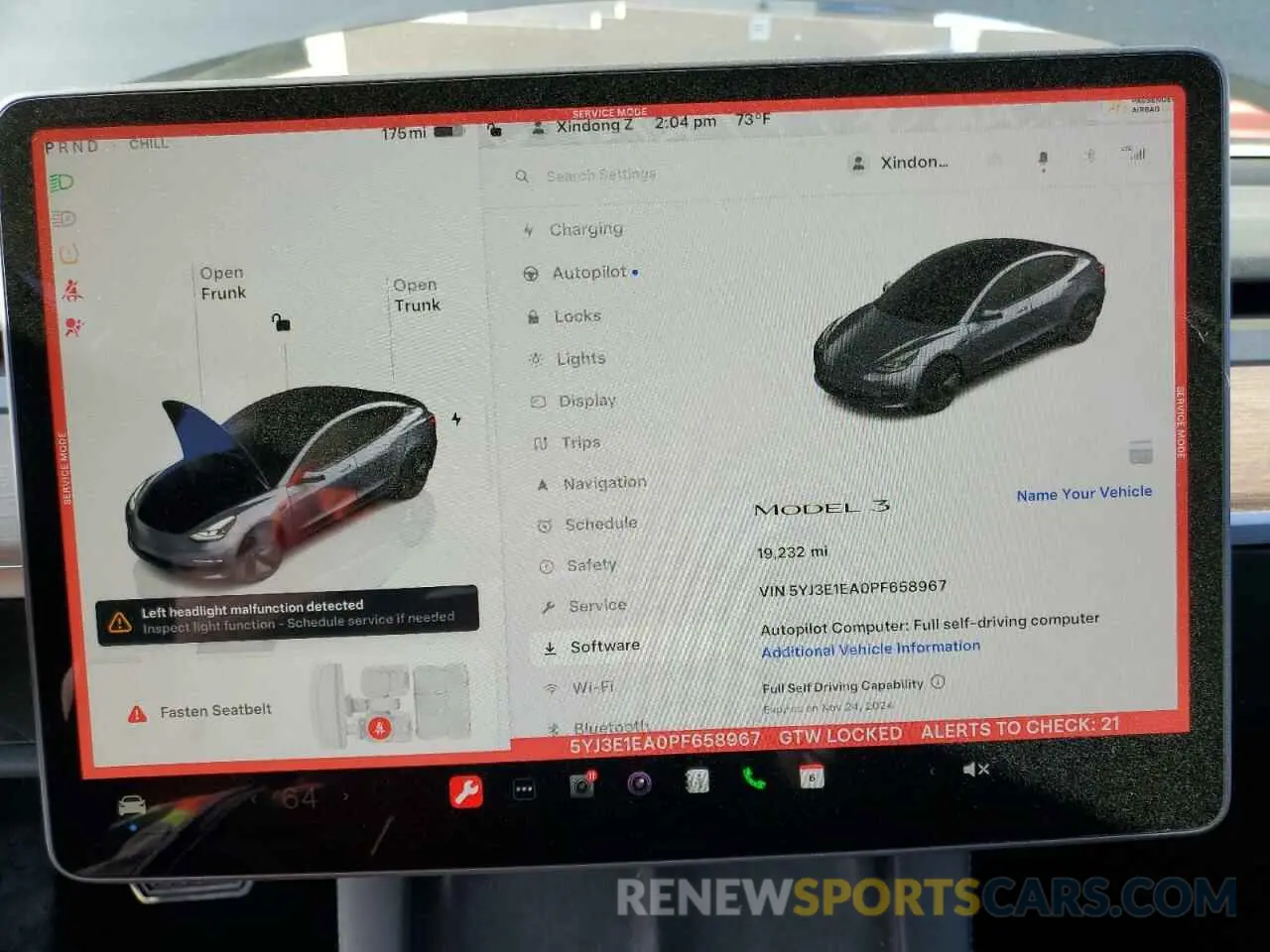 9 Photograph of a damaged car 5YJ3E1EA0PF658967 TESLA MODEL 3 2023