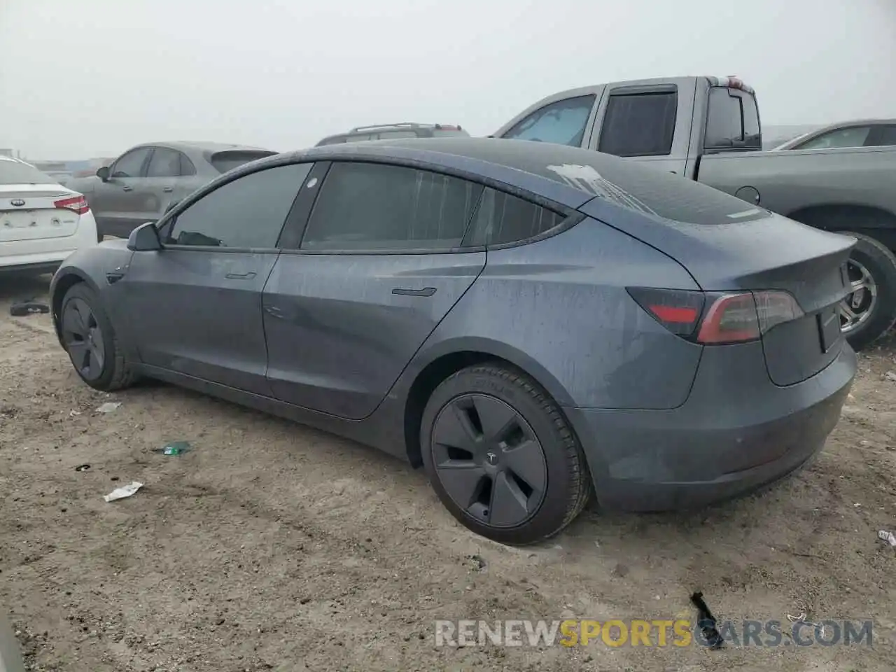 2 Photograph of a damaged car 5YJ3E1EA0PF672254 TESLA MODEL 3 2023