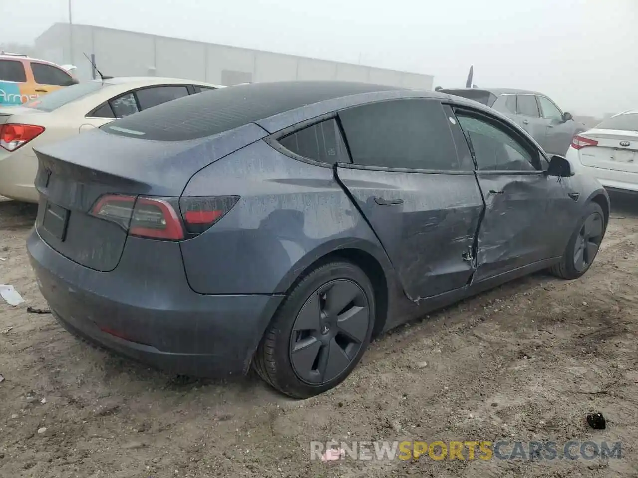 3 Photograph of a damaged car 5YJ3E1EA0PF672254 TESLA MODEL 3 2023