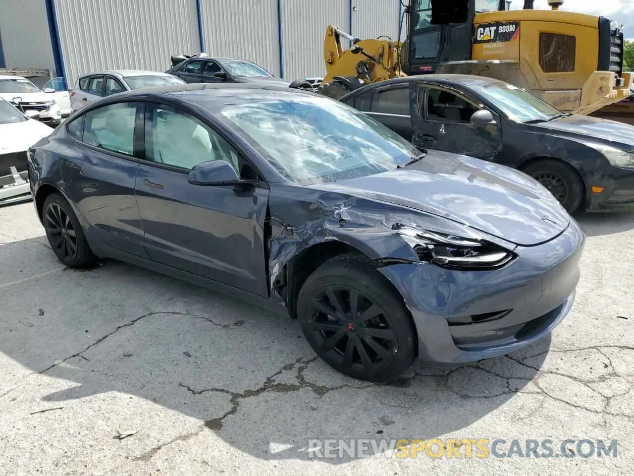 4 Photograph of a damaged car 5YJ3E1EA0PF677471 TESLA MODEL 3 2023