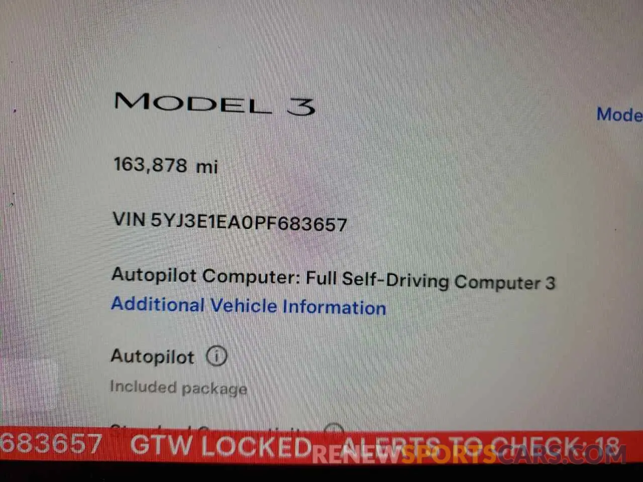 9 Photograph of a damaged car 5YJ3E1EA0PF683657 TESLA MODEL 3 2023