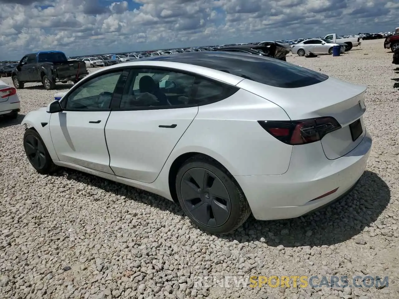 2 Photograph of a damaged car 5YJ3E1EA0PF701915 TESLA MODEL 3 2023