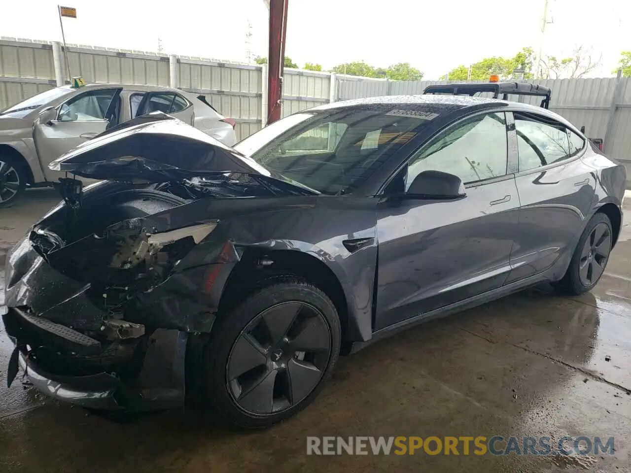 1 Photograph of a damaged car 5YJ3E1EA0PF705219 TESLA MODEL 3 2023