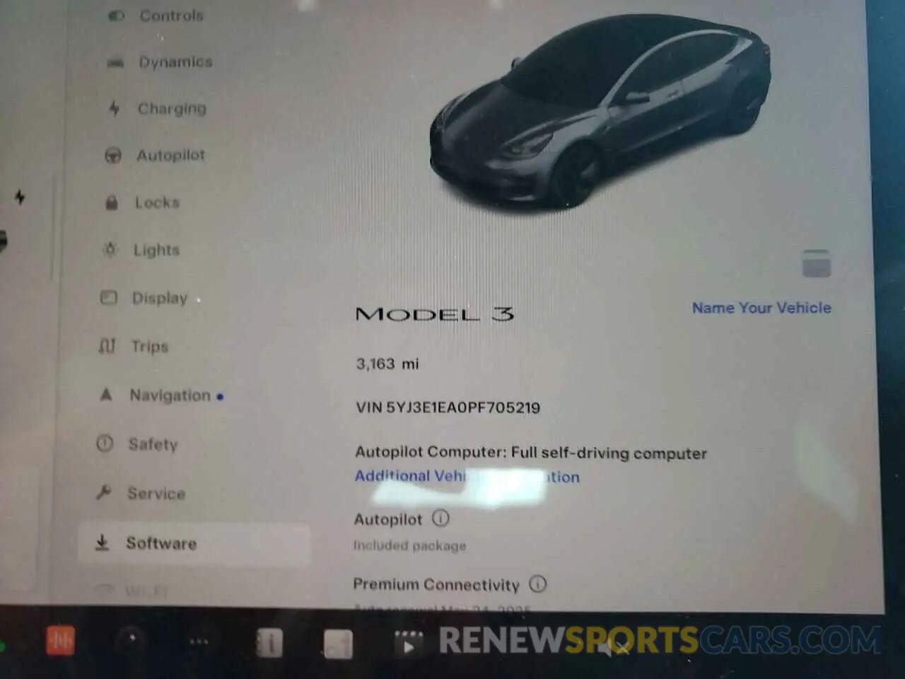 9 Photograph of a damaged car 5YJ3E1EA0PF705219 TESLA MODEL 3 2023