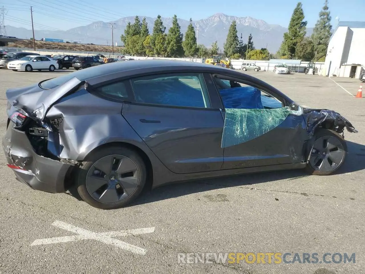 3 Photograph of a damaged car 5YJ3E1EA0PF711456 TESLA MODEL 3 2023
