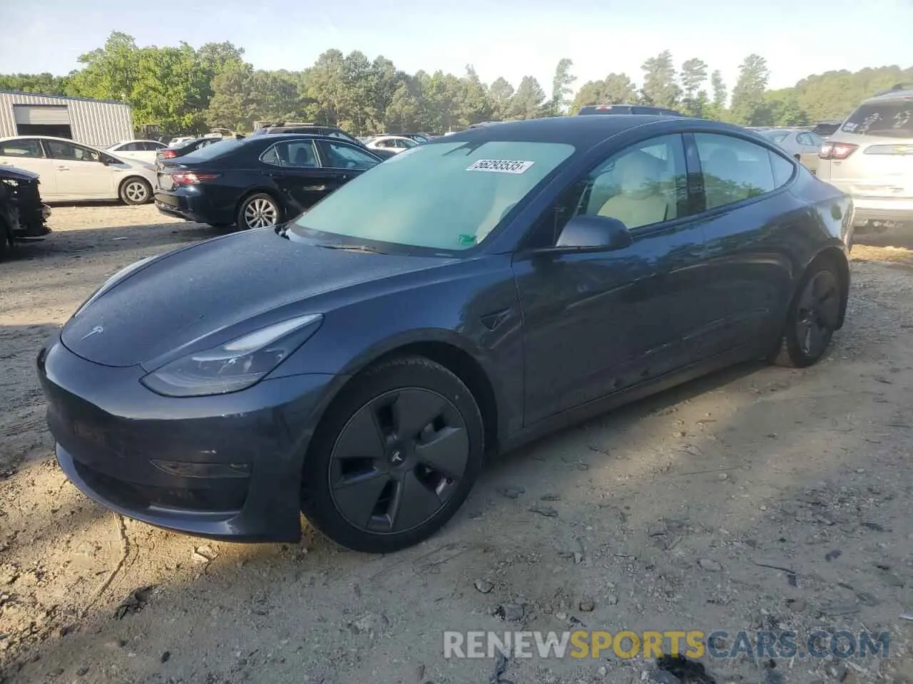 1 Photograph of a damaged car 5YJ3E1EA1PF382332 TESLA MODEL 3 2023