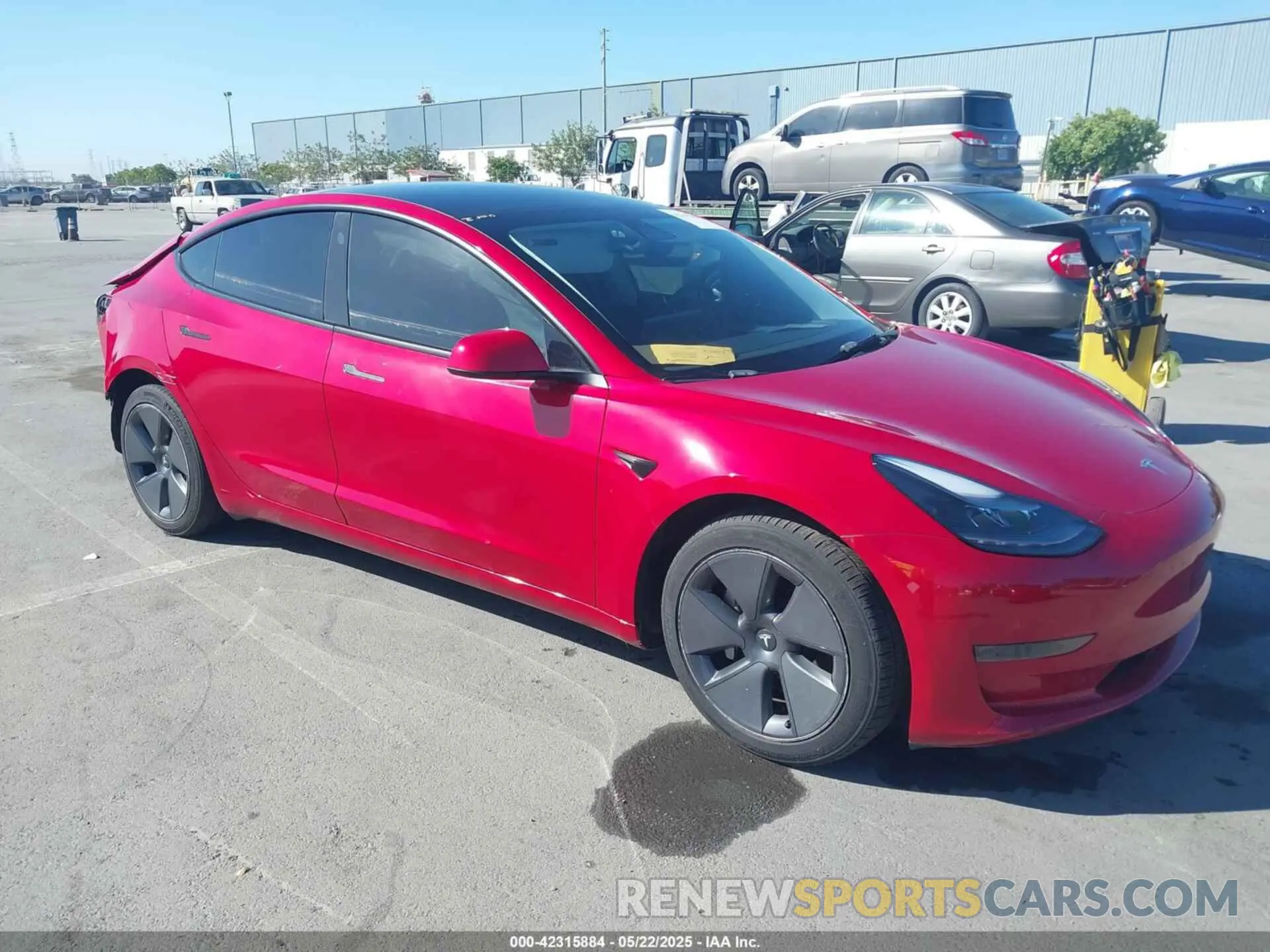 1 Photograph of a damaged car 5YJ3E1EA1PF385490 TESLA MODEL 3 2023