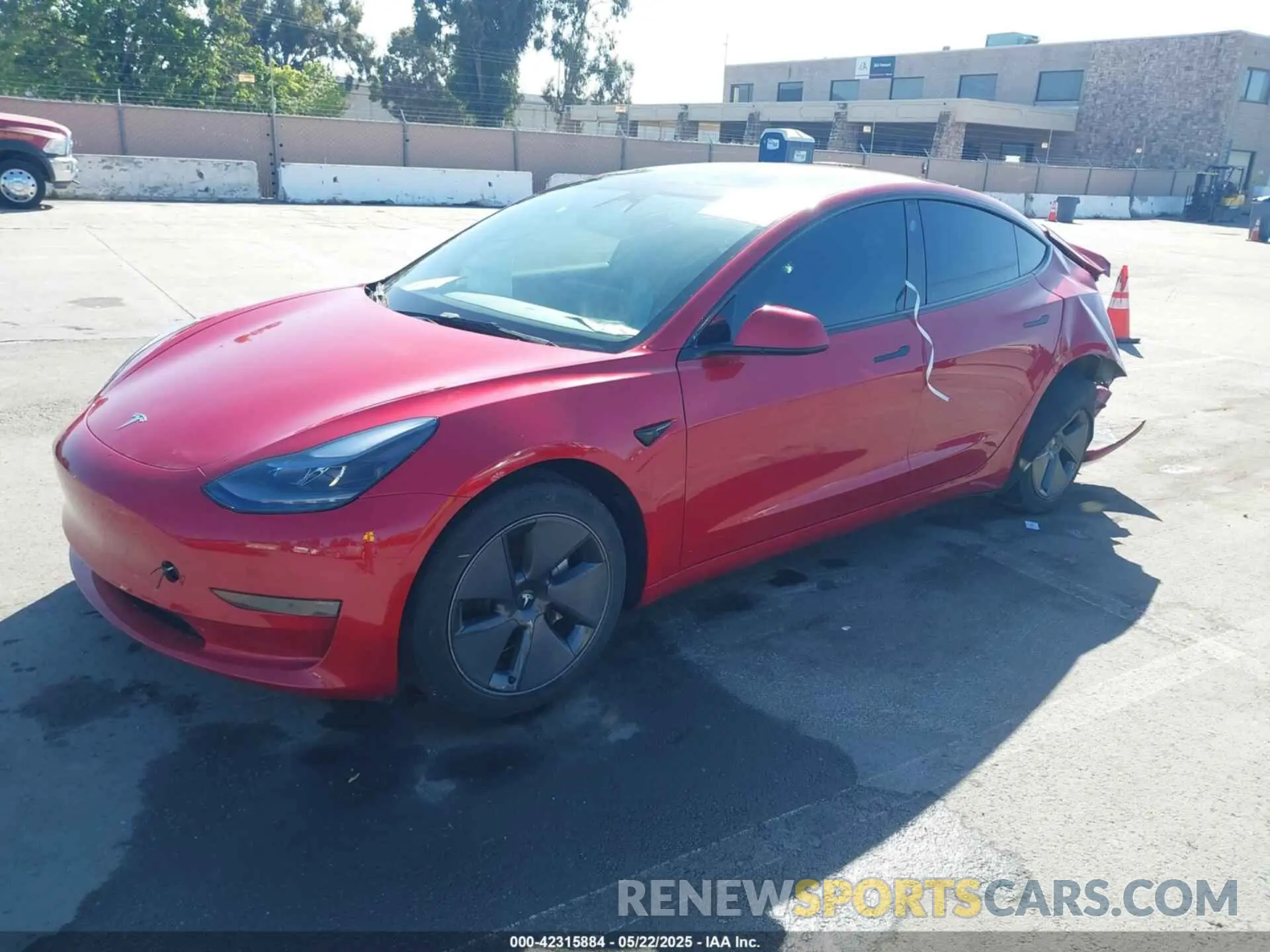 2 Photograph of a damaged car 5YJ3E1EA1PF385490 TESLA MODEL 3 2023