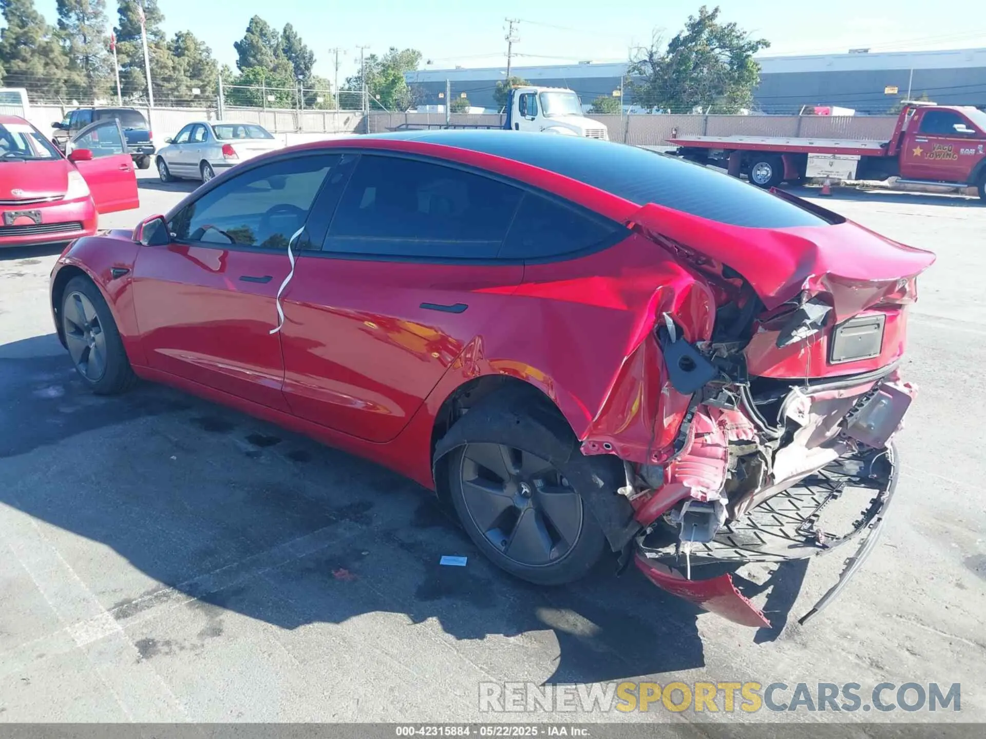 3 Photograph of a damaged car 5YJ3E1EA1PF385490 TESLA MODEL 3 2023