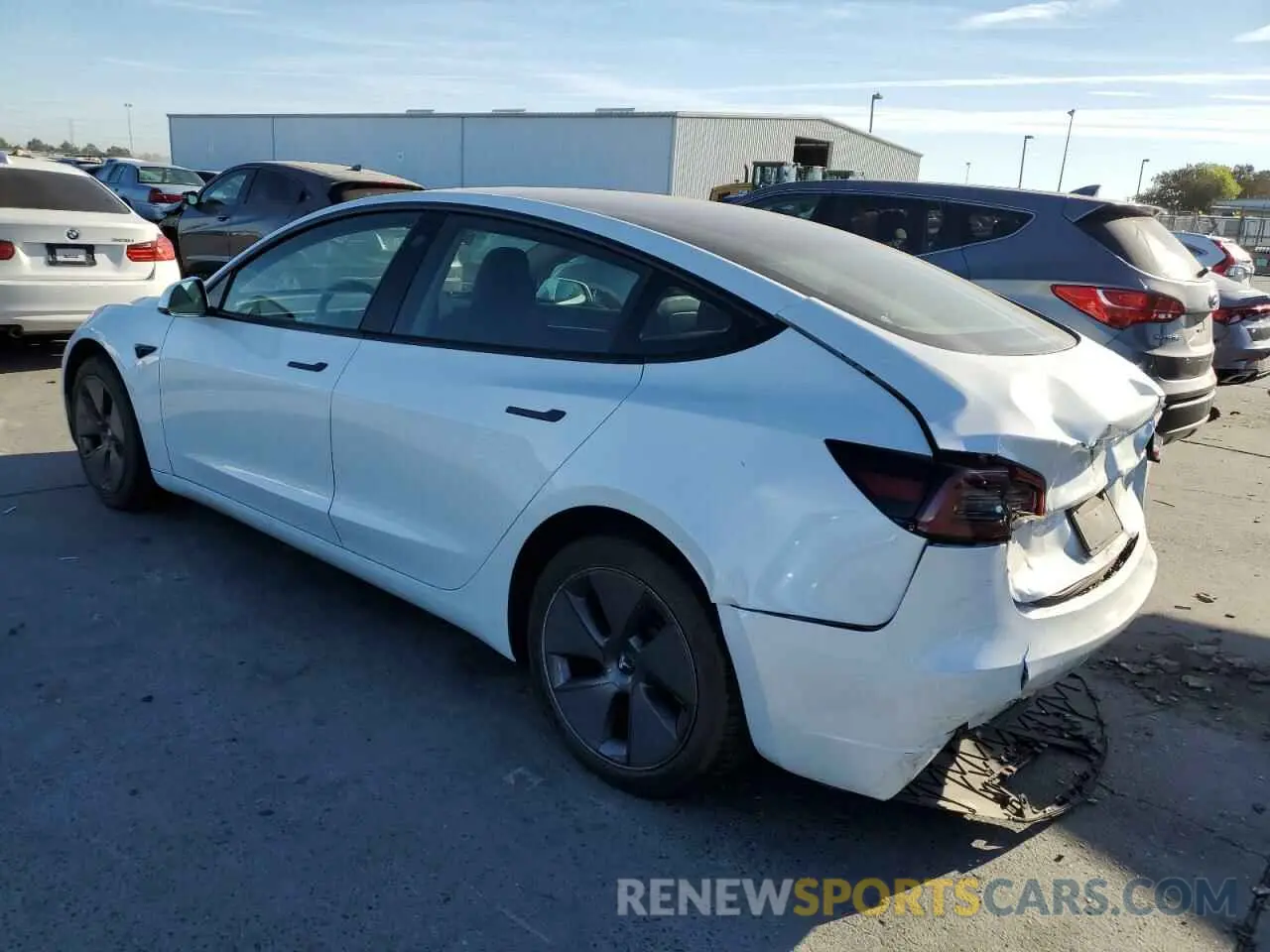 2 Photograph of a damaged car 5YJ3E1EA1PF401588 TESLA MODEL 3 2023