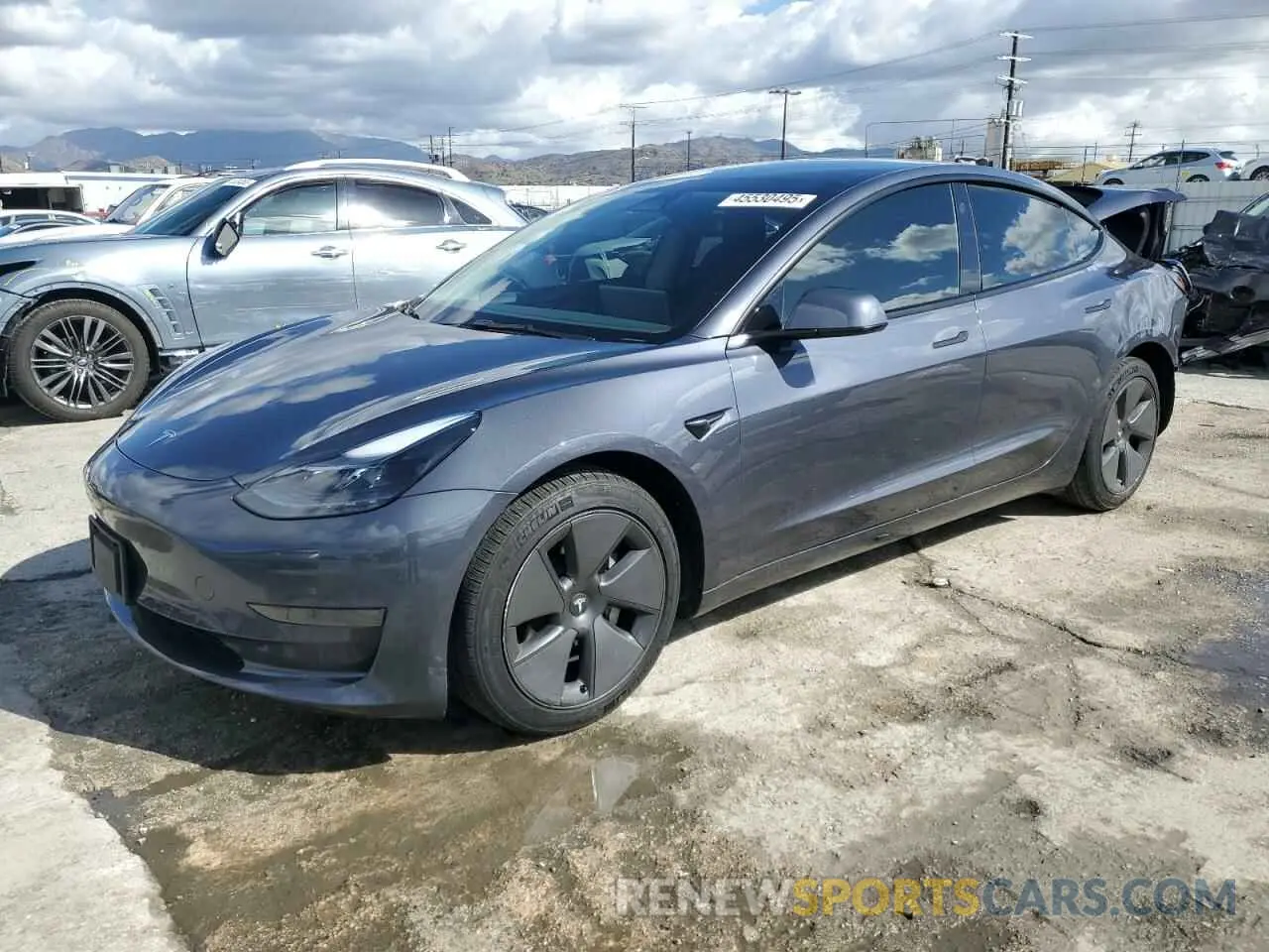 1 Photograph of a damaged car 5YJ3E1EA1PF402336 TESLA MODEL 3 2023