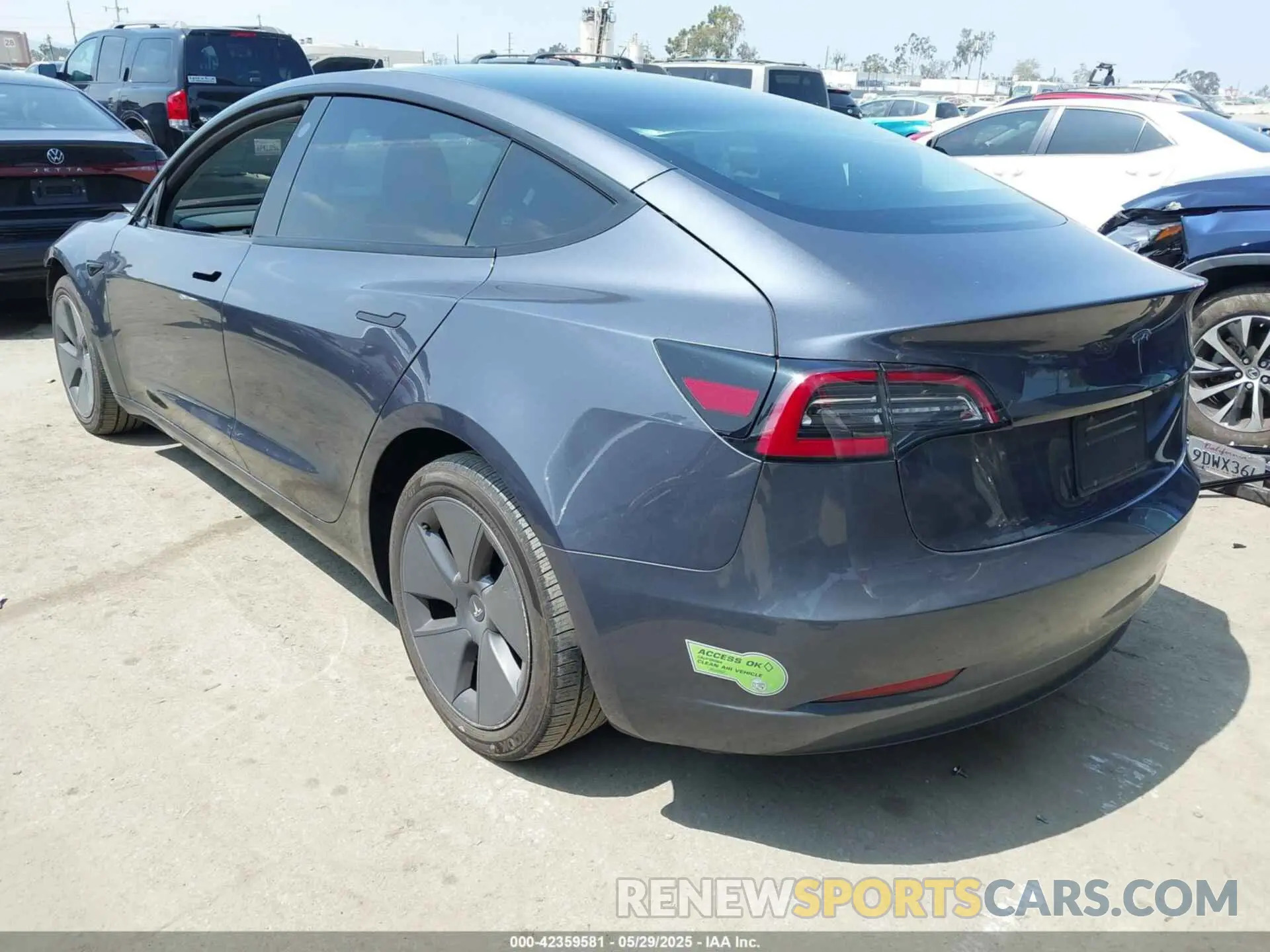 3 Photograph of a damaged car 5YJ3E1EA1PF403714 TESLA MODEL 3 2023