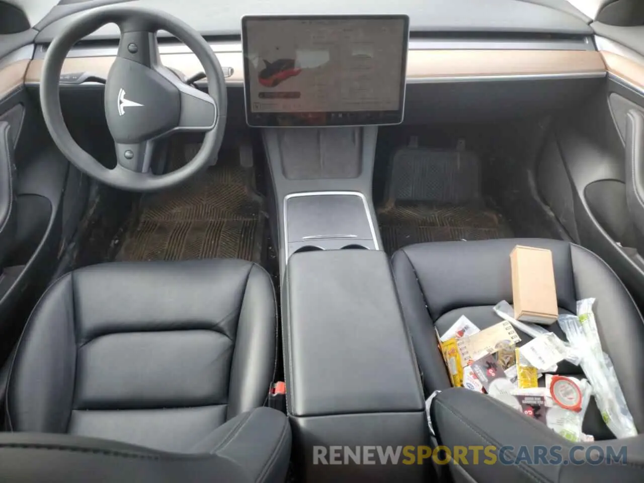8 Photograph of a damaged car 5YJ3E1EA1PF413787 TESLA MODEL 3 2023