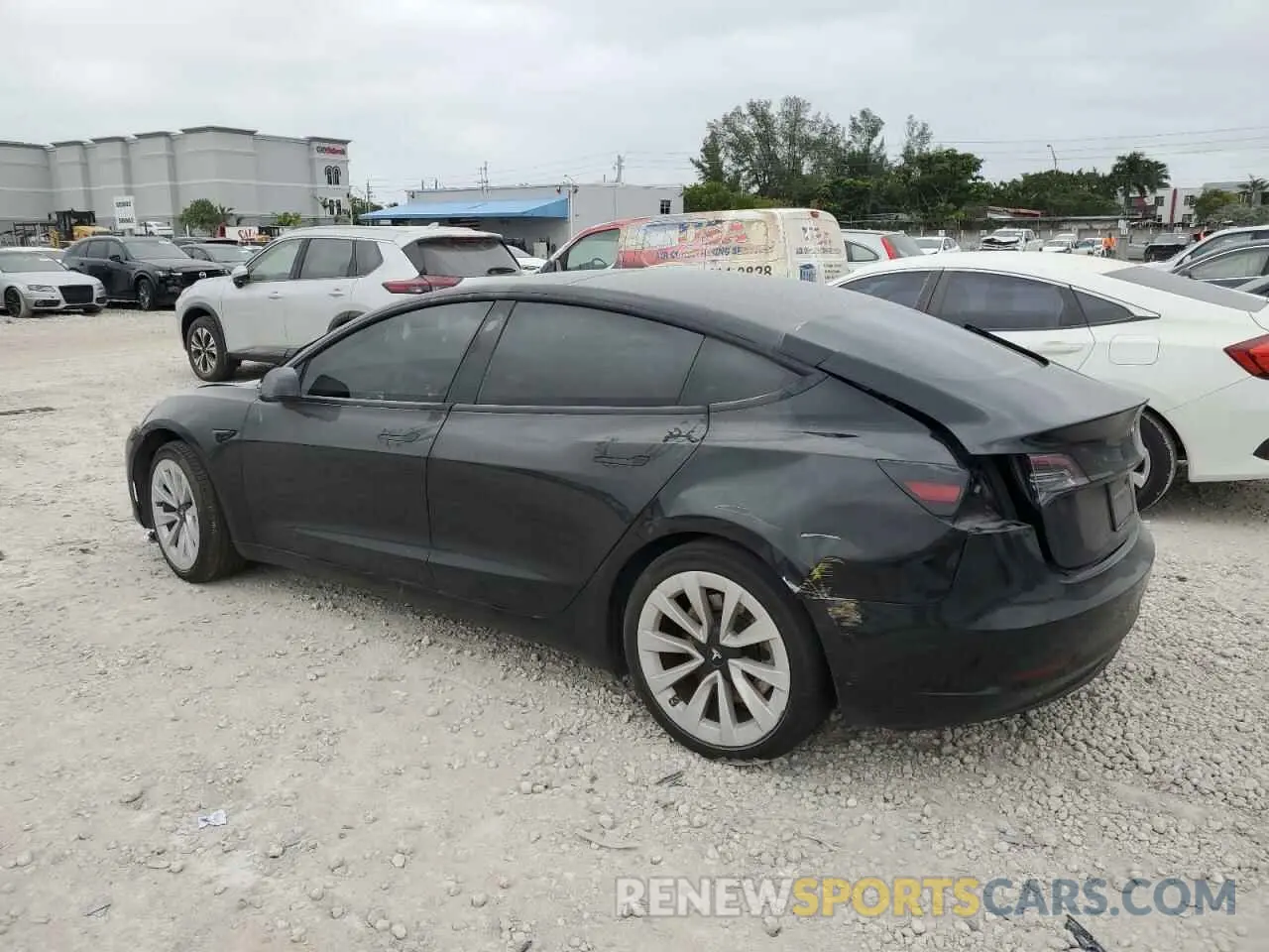 2 Photograph of a damaged car 5YJ3E1EA1PF423672 TESLA MODEL 3 2023