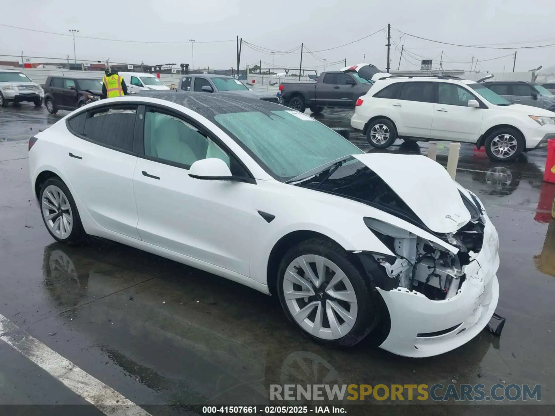 1 Photograph of a damaged car 5YJ3E1EA1PF426684 TESLA MODEL 3 2023