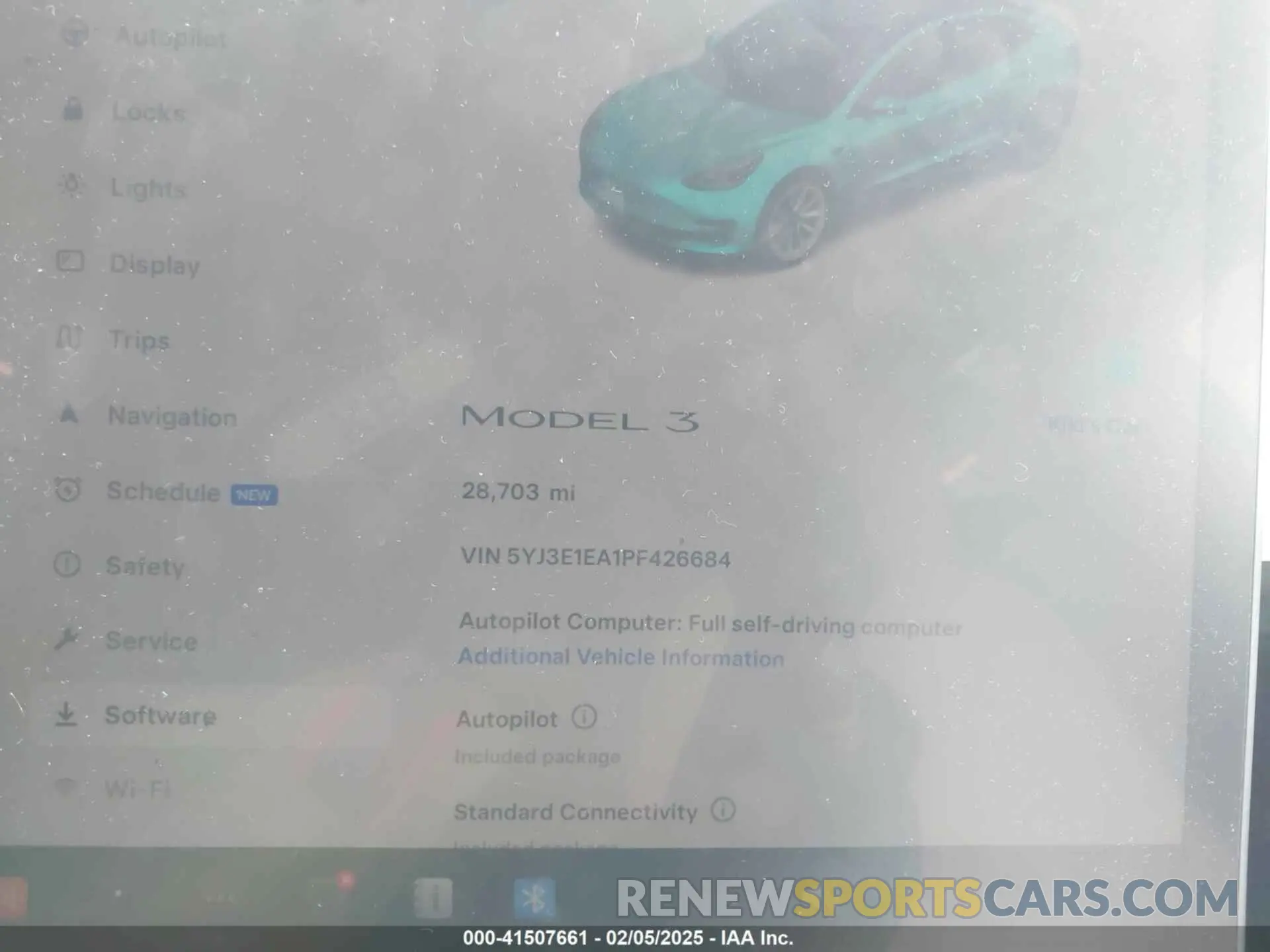 7 Photograph of a damaged car 5YJ3E1EA1PF426684 TESLA MODEL 3 2023
