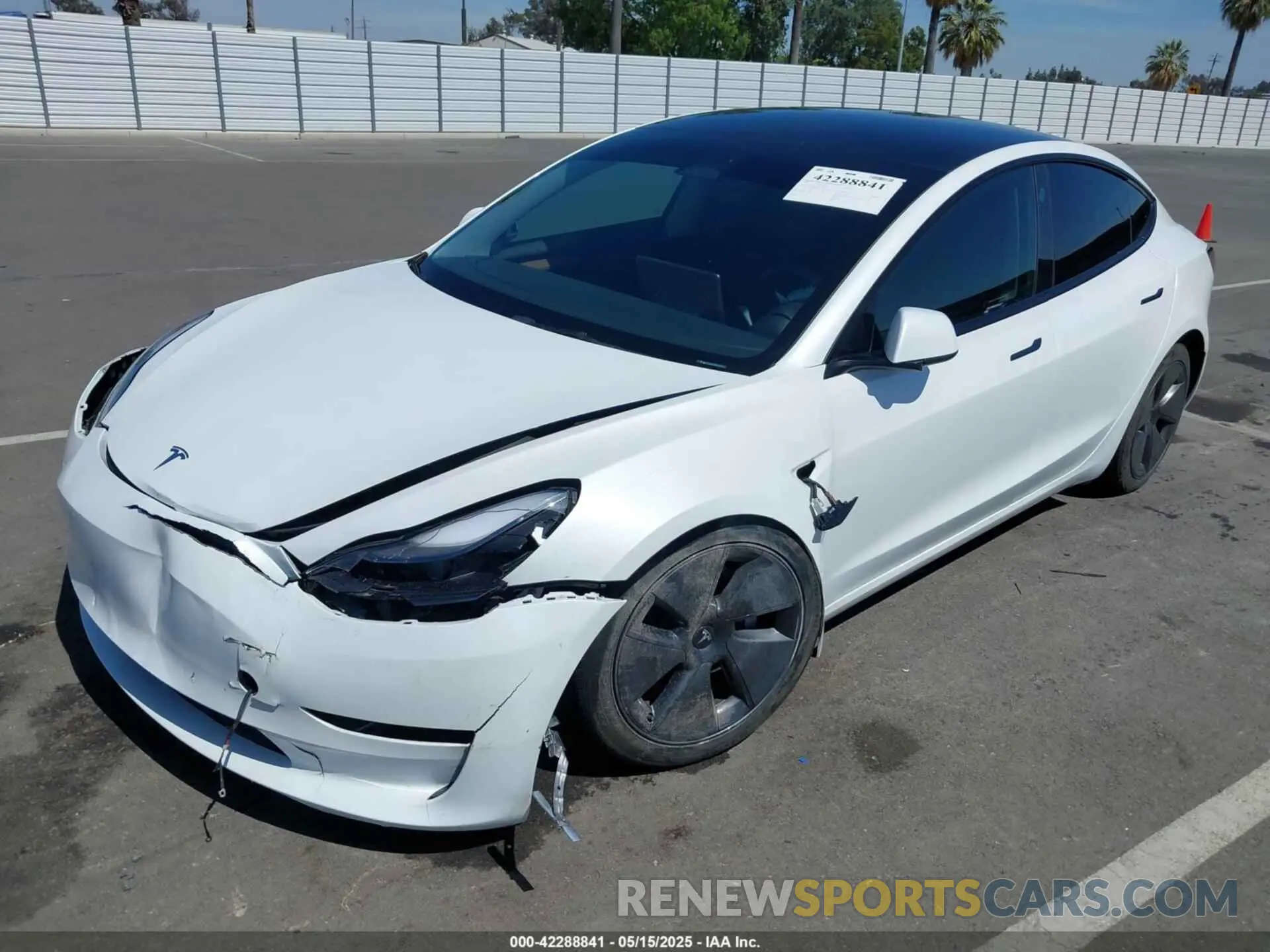 2 Photograph of a damaged car 5YJ3E1EA1PF431772 TESLA MODEL 3 2023