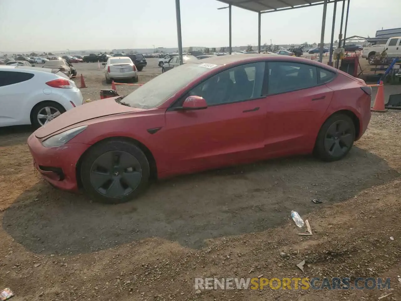 1 Photograph of a damaged car 5YJ3E1EA1PF432193 TESLA MODEL 3 2023