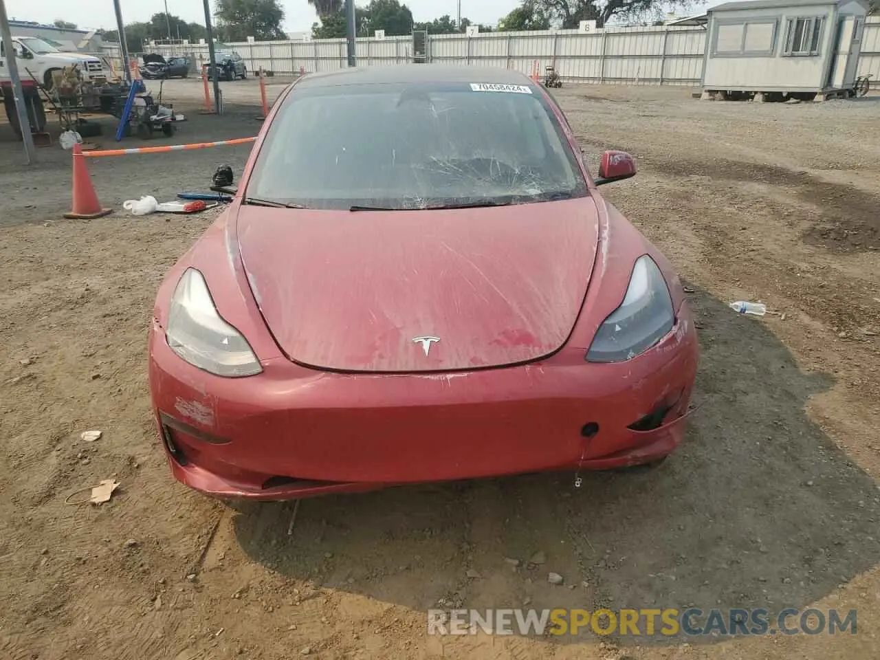 5 Photograph of a damaged car 5YJ3E1EA1PF432193 TESLA MODEL 3 2023