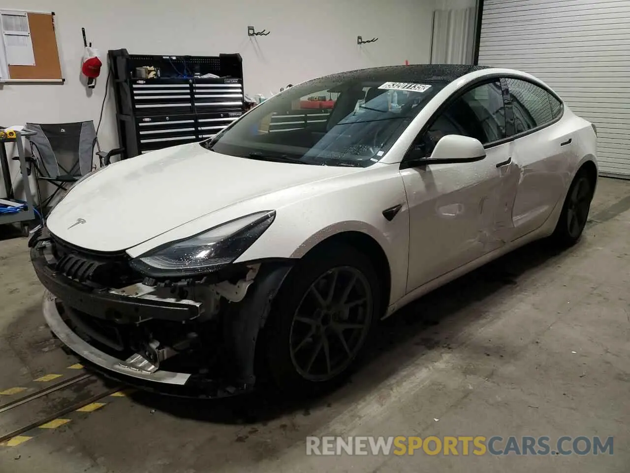 1 Photograph of a damaged car 5YJ3E1EA1PF433506 TESLA MODEL 3 2023