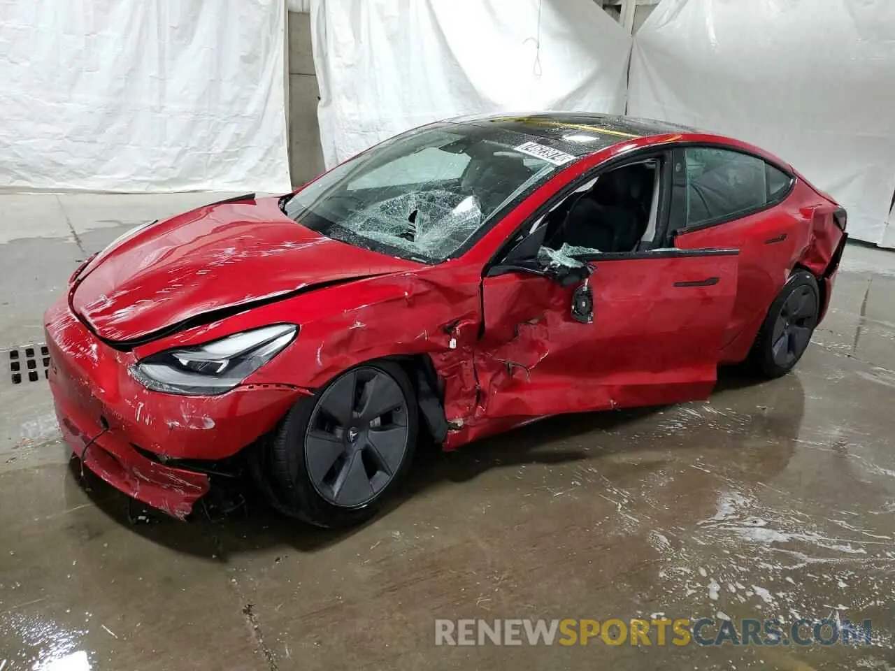 1 Photograph of a damaged car 5YJ3E1EA1PF434557 TESLA MODEL 3 2023