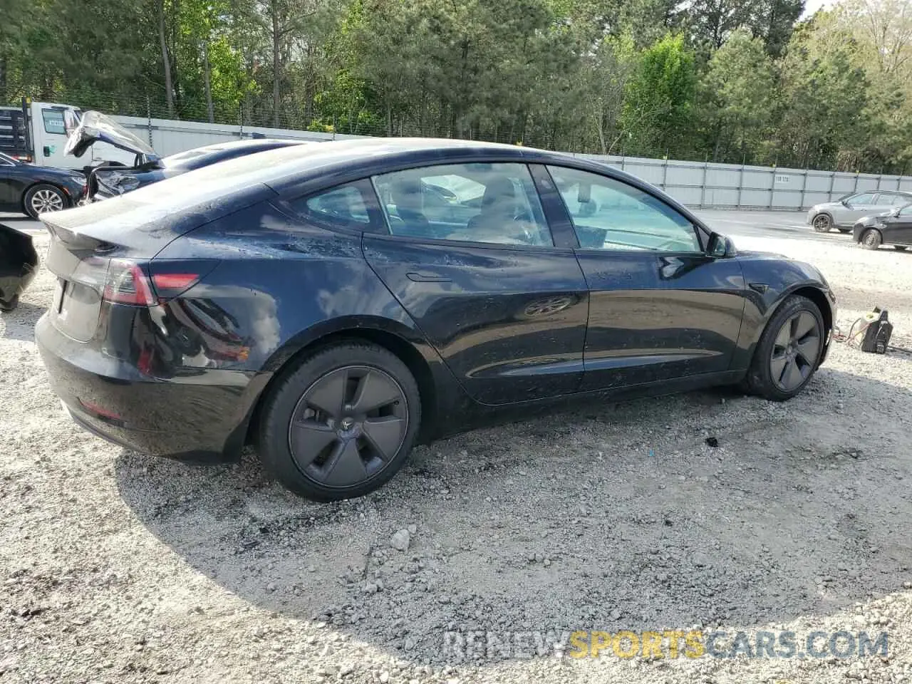 3 Photograph of a damaged car 5YJ3E1EA1PF437099 TESLA MODEL 3 2023