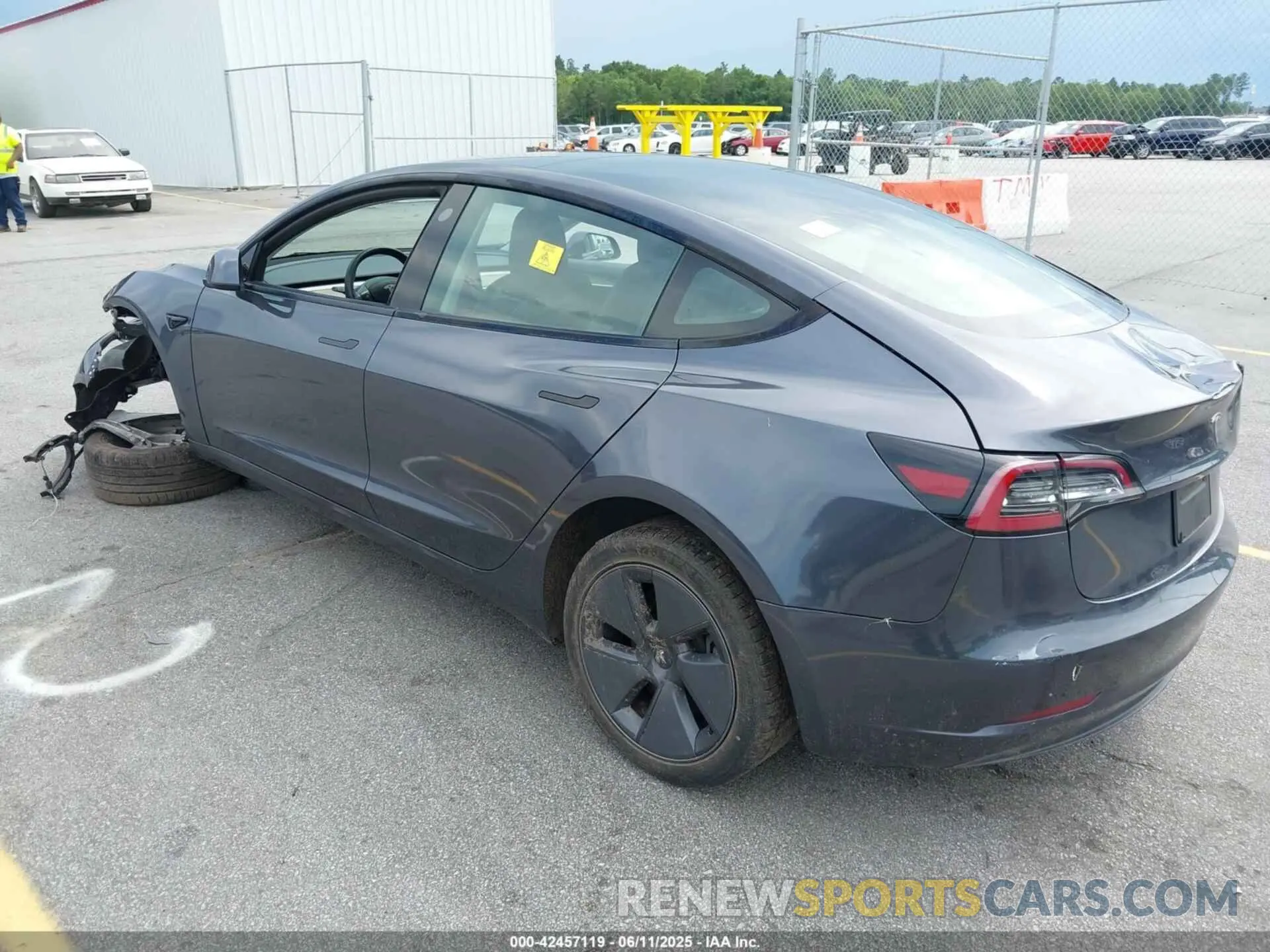3 Photograph of a damaged car 5YJ3E1EA1PF449575 TESLA MODEL 3 2023