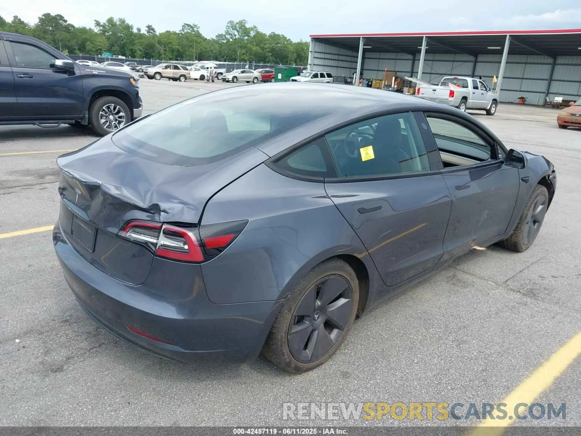 4 Photograph of a damaged car 5YJ3E1EA1PF449575 TESLA MODEL 3 2023