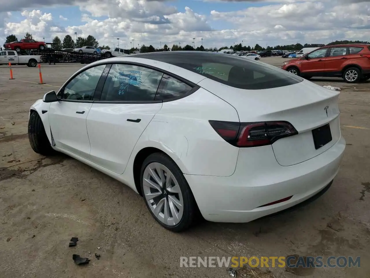 2 Photograph of a damaged car 5YJ3E1EA1PF450757 TESLA MODEL 3 2023