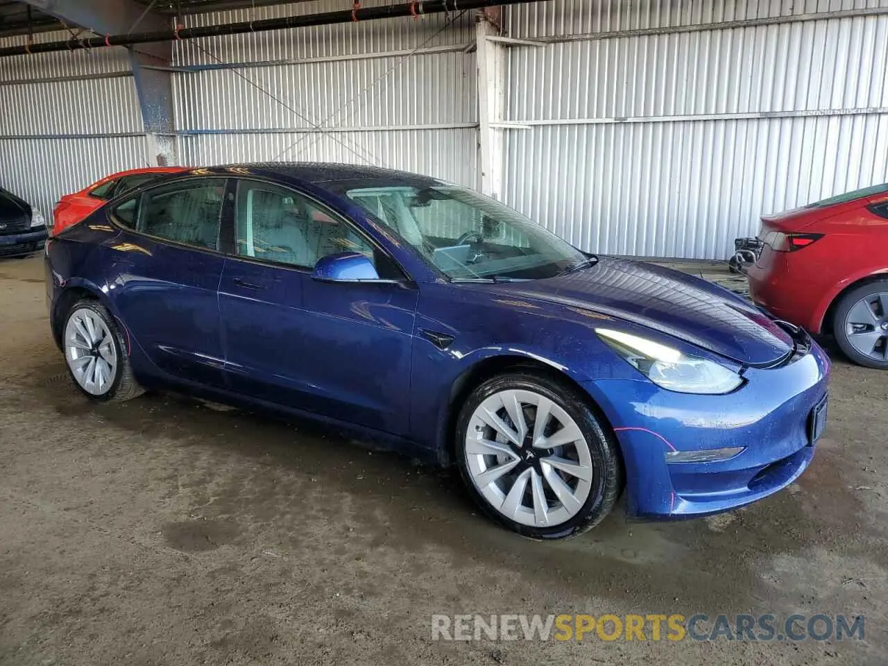 4 Photograph of a damaged car 5YJ3E1EA1PF451472 TESLA MODEL 3 2023