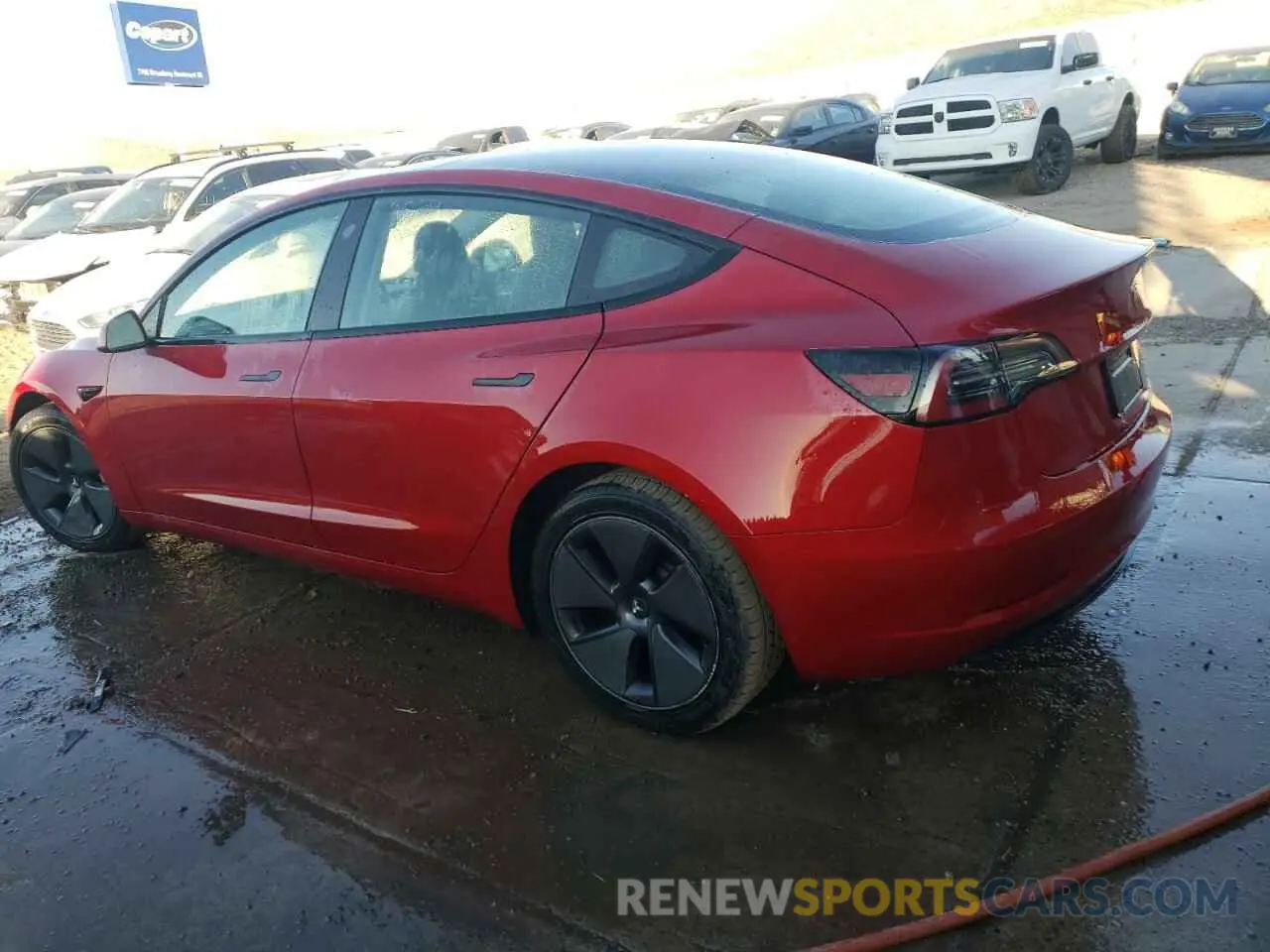 2 Photograph of a damaged car 5YJ3E1EA1PF452847 TESLA MODEL 3 2023
